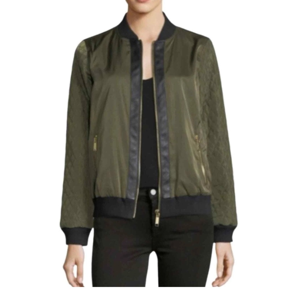 MICHAEL Michael Kors Khaki olive green Bomber Jacket